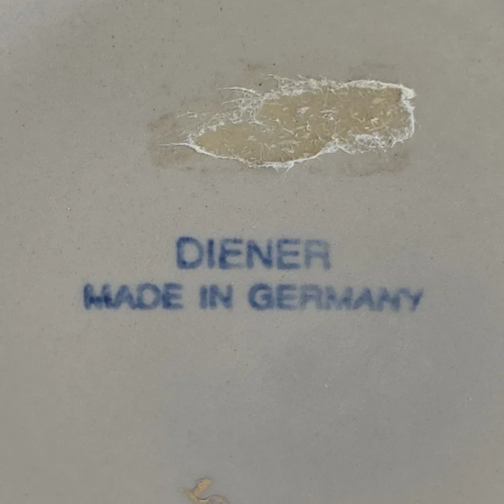 Diener Neu Schwein Stein German Pig Stoneware Character Stein Pewter Lid